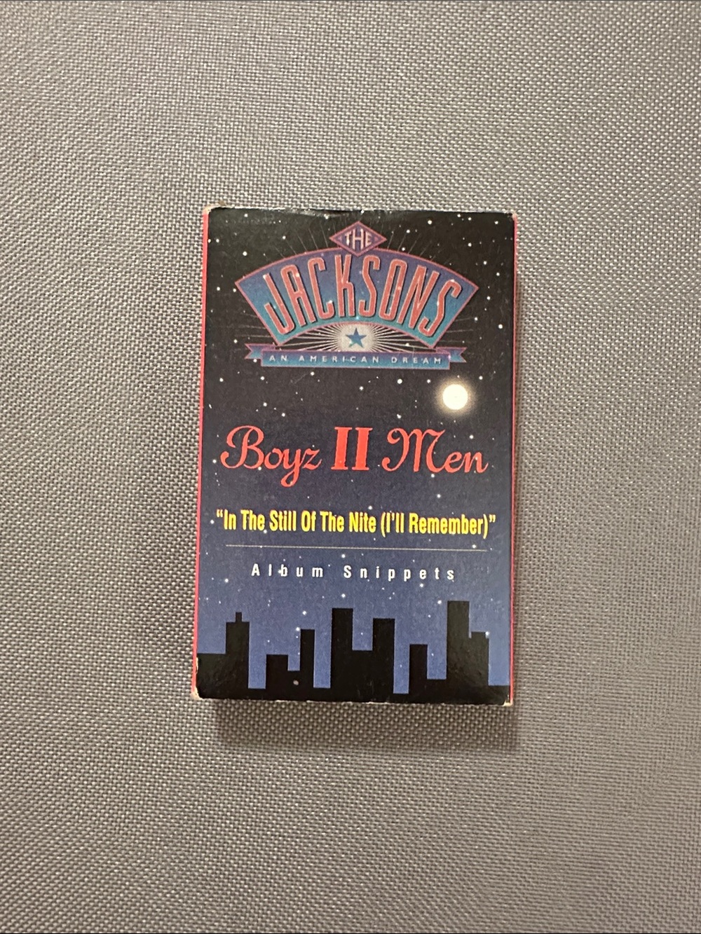 Boyz II Men 'In The Still Of The Nite' Album Snippets Cassette - Blue